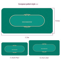 LW nouveau grand tapis de poker multi-jeux à sublimation 120*60*0.2cm tapis de poker à coutures durables fabrication en Chine