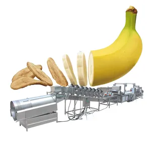 Industry Fully Automatic Banana Chips Production Line CE ISO9001 Customization Machine for Business