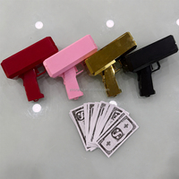Pistolet à billets populaire ZKAI, rouge, portable, pour fêtes, mariages et anniversaires