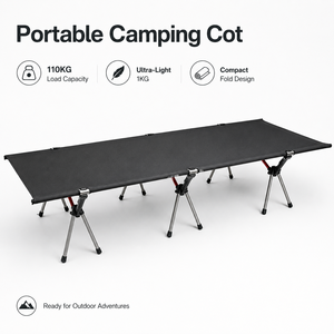<span class=keywords><strong>Lit</strong></span> de camping <span class=keywords><strong>pliant</strong></span> léger en alliage <span class=keywords><strong>d</strong></span>'aluminium, <span class=keywords><strong>lit</strong></span> simple réglable en hauteur pour la sieste en camping - Product Image 1