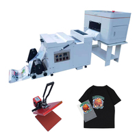 Imprimante DTF noire la plus rapide, 4 têtes, 8 couleurs, machine d'impression, système de support en rouleau, format large, imprimante DTF 4 têtes, 8 couleurs