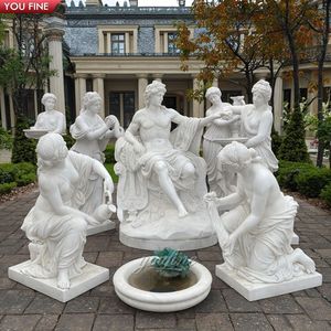 Statue di <span class=keywords><strong>Apollo</strong></span> che si lava in marmo a grandezza naturale YOUFINE per decorazioni di ville ed estate - Product Image 6