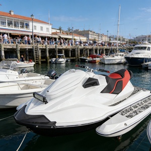 Bateau à moteur à grande vitesse en fibre de verre pour deux personnes, 4 temps, faible consommation de carburant, <span class=keywords><strong>jet</strong></span> <span class=keywords><strong>ski</strong></span> pour sports nautiques, utilisation en plein air - Product Image 4