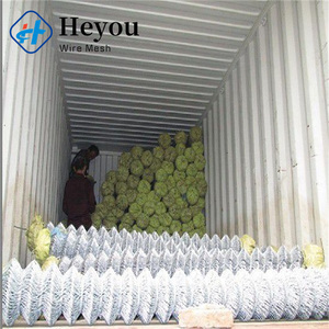 Çin üretici sıcak daldırma galvanizli elmas galvanize tel örgü ve PVC kaplı siklon tel örgü zincir bağlantı çit - Product Image 4