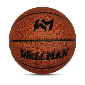 WELLMAN <span class=keywords><strong>Pro</strong></span> Ballon de basketball en PU durable et écologique, taille 7, chambre à air en caoutchouc naturel, poids 620-650g, logo personnalisé, vente en gros, entraînement - Product Image 3