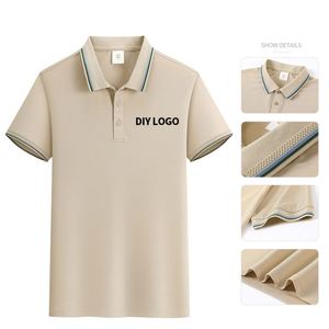 เสื้อโปโลสำหรับกิจกรรมสร้างทีม เสื้อทำงาน เสื้อยืดสำหรับผู้ชายและผู้หญิง เสื้อผ้าสำหรับเดินทางแขนสั้นฤดูร้อน เสื้อโปโลปักโลโก้ตามสั่ง - Product Image 2