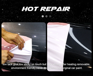 <span class=keywords><strong>Film</strong></span> de protection de peinture mat en vinyle TPU super hydrophobe auto-réparant, couleur or satiné, anti-jaunissement, résistant aux UV, pour carrosserie - Product Image 2