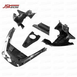 COUVERCLE DE MOTEUR EN FIBRE DE CARBONE SÈCHE DE STYLE OEM COUVERCLES DE COMPARTIMENT MOTEUR (5 PCS) POUR 2020-2022 <span class=keywords><strong>FERRARI</strong></span> <span class=keywords><strong>SF90</strong></span> - Product Image 6