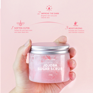 210g 7.4oz Private Label Pink Sugar Body <strong>Scrub</strong> Moisturizing and Exfoliating Body Face <strong>Hand</strong> Foot <strong>Scrub</strong> - Product Image 3