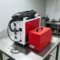 Machine de soudage au laser 1500w, refroidissement par air, soudeuse au laser à fibre portative
