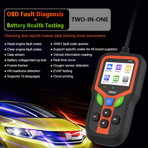 V321 OBD2 pemindai mobil multifungsi, detektor kesalahan pembaca kode penganalisa mesin dengan deteksi baterai - Product Image 5