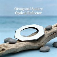 Miroir en verre optique de haute précision, octogonal carré réfléchissant, pour microscope et équipement d'observation de réparation mobile