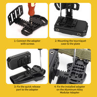 Système de verrouillage rapide SIVI, adaptateur de holster modulaire tactique en métal pour la chasse, kit de plateforme de sangle de jambe