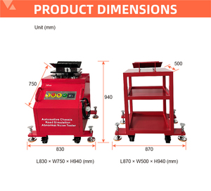 Testeur de simulation routière pour les bruits anormaux dans la suspension du châssis automobile, détection des vibrations et des bruits avec tête fixe - Product Image 2