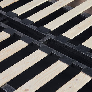 Роскошная двуспальная кровать, Современная двуспальная кровать высокого качества, мебель для дома, спальни, приподнятый Регулируемый дизайн, металлический каркас кровати для отеля - Product Image 4