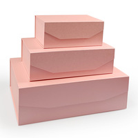 YZ en Stock exquisito cartón rígido plegable Flip Cover caja de papel duro magnético para envío tipo de carpeta conveniente