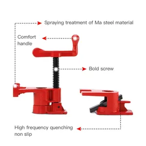 1/2 "3/4" Snelontgrendelingspijpklem Houtbewerkingsklem