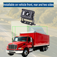 Cámara Externa Compacta AHD 1080P para Auto, Vista Amplia de 110°, Visión Nocturna Infrarroja, Carcasa Metálica IP68 para Camiones y Furgonetas Universales, OEM/ODM