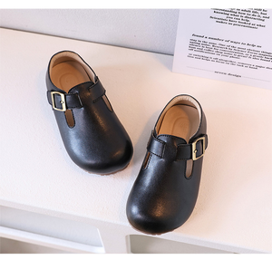 Children's Birken New Garden Trend Leather Shoes Unisex Dress Flat Bottom <b>Clogs</b> Soft Single Casual Children <b>Clogs</b> Shoes - Product Image 5