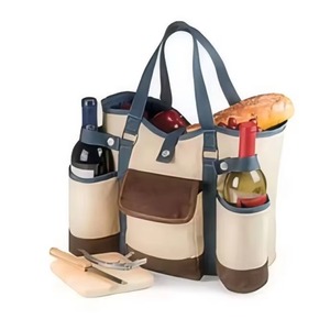 Sac isotherme à échantillon gratuit pour bouteille de vin, sac de transport étanche, sac de plage isotherme, sac à bandoulière pour bouteille, sac isotherme pour vin - Product Image 1