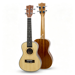 23 Zoll Massivholz-Ukulele Kleine Gitarre für Kinder 4-Saiter Okoume Anfänger-Ukulele für Kinder und Schüler - Product Image 1