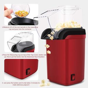 Machine à Popcorn Électrique Automatique 2024, Nouveauté, 110V/220V, 1200W, Mini Machine à Popcorn à Air Chaud pour la Maison - Product Image 2