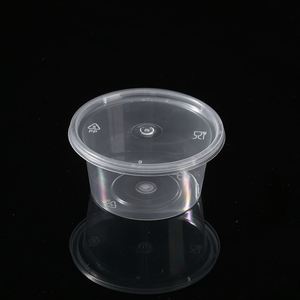 Vente en gros d'usine, gobelets à sauce en plastique PP, différentes tailles 2oz/3oz/4oz/5oz/6oz/7oz/8oz avec couvercle. - Product Image 4