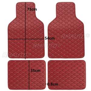 Alfombrillas Universales para Auto, 4 Piezas, PVC, Impermeables, Protectoras contra Derrames, para Perros y Mascotas, Antideslizantes, Delanteras y Traseras - Product Image 3