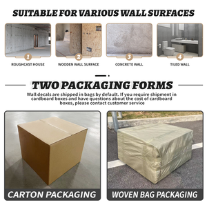 <span class=keywords><strong>Papier</strong></span> <span class=keywords><strong>peint</strong></span> en mousse adhésive 3D, panneau mural anti-collision 3D pour la décoration intérieure - Product Image 5