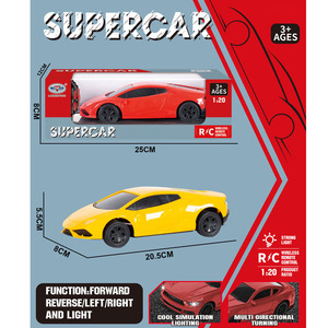 1:20 Schaal Vierweg Afstandsbediening Auto Met Usb Oplaadsimulatie Licht Assemblage Kenmerken Voertuig Speelgoed Om Te Spelen - Product Image 4