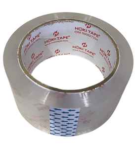 Hoki เทปใส48มม. X 70ม. กระดาษพีอีอะคริลิก45mic แข็งแรงทนทานสำหรับธุรกิจประจำวันปิดผนึกแรงดันสูง - Product Image 1