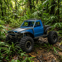 Coche de Carreras D1RC Rainforest, Modelo Eléctrico Todoterreno para Competición RCRFC, con Estructura de Tubo de Aleación de Titanio, Resistente