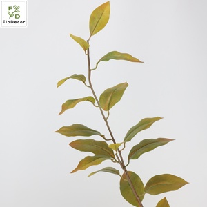 Nueva Llegada: Hoja de Laurel Artificial de 112 cm, Plástico Suave, Tacto Real, Hojas Verdes Largas con Tallos, Plantas Decorativas para Hogar y Jardín - Product Image 4