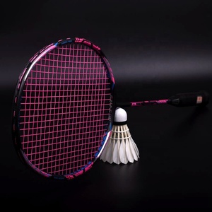 <span class=keywords><strong>Raquette</strong></span> de <span class=keywords><strong>Badminton</strong></span> Offensive en Graphite de haute qualité entièrement en carbone 32lbs <span class=keywords><strong>raquette</strong></span> de <span class=keywords><strong>Badminton</strong></span> en Fiber d'attaque professionnelle pour Backcourt Kill - Product Image 5