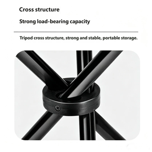 Ultra Lightweight <b>Portable</b> Three-Legged Folding <b>Stool</b> Garden Chair Picnic Pony Iron Metal Oxford Outdoor Camping Casual Fishing - Product Image 2