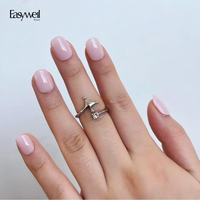 Easywell Vente chaude 30 pièces Faux ongles courts en gros Ongles réutilisables et faux ongles de luxe à presser Emballage personnalisé avec logo