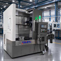 Torno Vertical CNC de Alta Precisión VTC600, Centro de Torneado para Mecanizado de Mazas de Ruedas con Control GSK/Fanuc