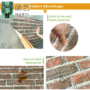 Pannello murale impermeabile adesivi murali in schiuma PE in <span class=keywords><strong>pietra</strong></span> carta da parati autoadesiva 3D decorazioni per la casa adesivi in mattoni per pannelli decorativi per pareti fai da te - Product Image 6