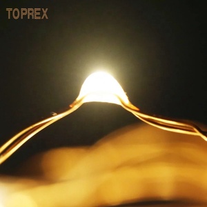 Đèn Dây Siêu Nhỏ Năng Lượng Mặt Trời Trang Trí Vườn Ấm Áp Màu Trắng Ấm Áp 10M 100Leds Bền Đèn <span class=keywords><strong>Led</strong></span> Thần Tiên Dây Đồng Cho Outdo - Product Image 3