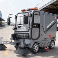 Barredora Automática CleanHorse M10 de 2500 mm, Barredora de Pisos Automática con Batería y Control de Polvo por Aspiración