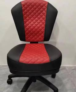 Chaise de poker réglable en fer noir, moderne et durable, pour casino, confortable et élégante, idéale pour les joueurs, les hôtels, la salle à manger et le salon - Product Image 4