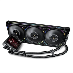 Sistema de Refrigeración para Procesador Valkyre V360 Loki, Refrigeración por Agua y Aire para CPU, Ventiladores de Latón para Procesador y Sistema de Refrigeración V - Product Image 1