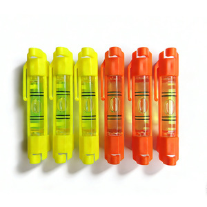 Mini nivel de burbuja de 10 cm para proyectos de bricolaje, amarillo naranja - Product Image 4