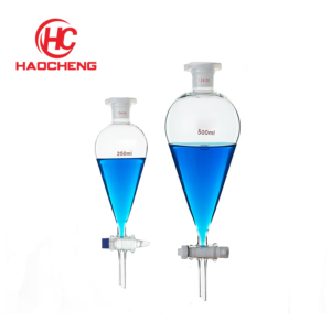 กรวยน้ำแบบแยกแก้วบอโรซิลิเกต1000มล. พร้อมข้อต่อเครื่องชั่ง24/29ปาก PP และจุกแก้วสำหรับสารเคมี - Product Image 5