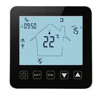 Termostato de habitación de calefacción de suelo WiFi inteligente programable automático debajo del suelo programa semanal calentador de agua Solar