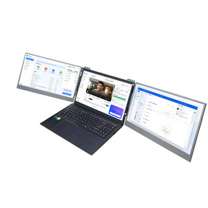 Nouvel écran portable triple 13,3 pouces, écran LCD double pour ordinateur portable, extension de l'affichage Full HD, appareil mobile, 16,7 millions de couleurs, 100% SRGB - Product Image 1