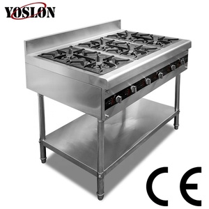 YOSLON-cocina de <span class=keywords><strong>Gas</strong></span> para restaurante, 6 quemadores, estufa de <span class=keywords><strong>Gas</strong></span>, para campamento - Product Image 5