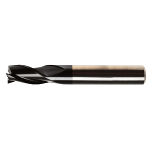Fraise à queue en carbure monobloc Ttake Standard Ta1404, 3 cannelures, revêtement Nano TiAln, hélice de 30 degrés, pour fraisage de rainures courtes, coupe de métaux - Product Image 2