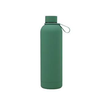 Termo de Acero Inoxidable de Color Sólido Simple, Botella de Agua Deportiva de Boca Pequeña y Gran Capacidad - Product Image 6