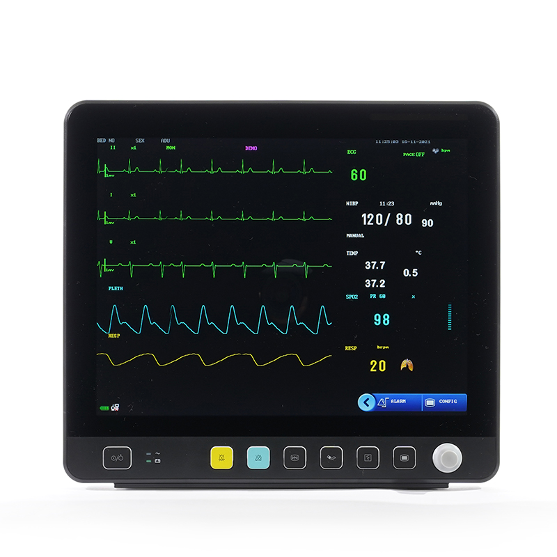 مراقب متعدد المعايير MN-PM005 تصميم جديد معتمد CE & ISO شاشة عرض ملونة لمريض الرضيع